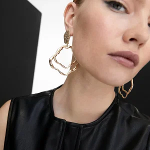 Lola Casademunt Bisuteria<Pendientes s multiforma DORADO