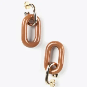 Lola Casademunt Bisuteria<Pendientes dos piezas FUCSIA
