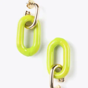 Lola Casademunt Bisuteria<Pendientes dos piezas FUCSIA