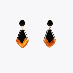 Lola Casademunt Bisuteria<Pendientes etnicos MARRON