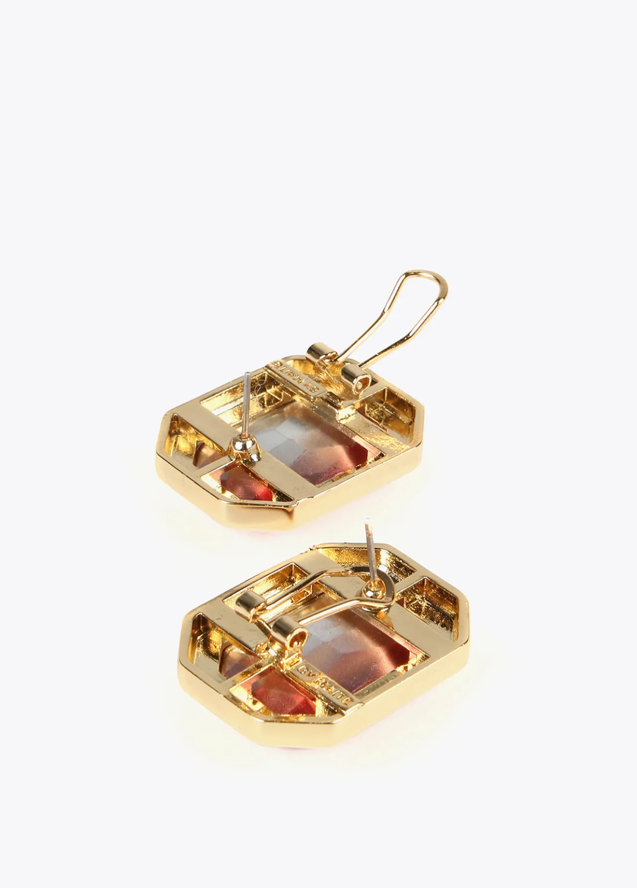 pendientes_octogonales_3.webp Lola Casademunt Bisuteria<Pendientes octogonales ROJO