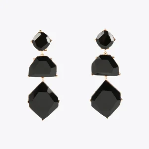 Lola Casademunt Pendientes<Pendientes piedras METAL-NEGRO