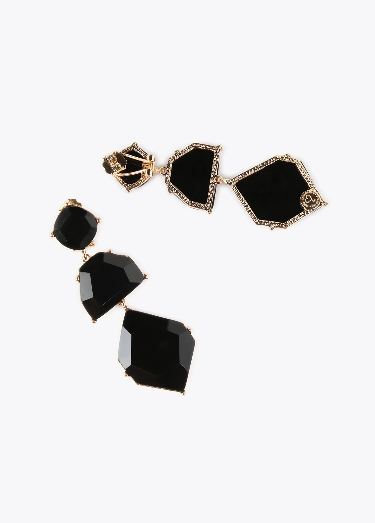 pendientes_piedras_2.webp Lola Casademunt Pendientes<Pendientes piedras METAL-NEGRO