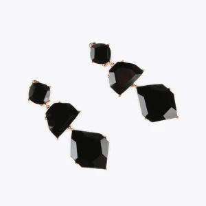 Lola Casademunt Pendientes<Pendientes piedras METAL-NEGRO