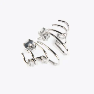 Lola Casademunt Pendientes<Pendientes simulador piercings DORADO