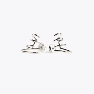 Lola Casademunt Pendientes<Pendientes simulador piercings DORADO