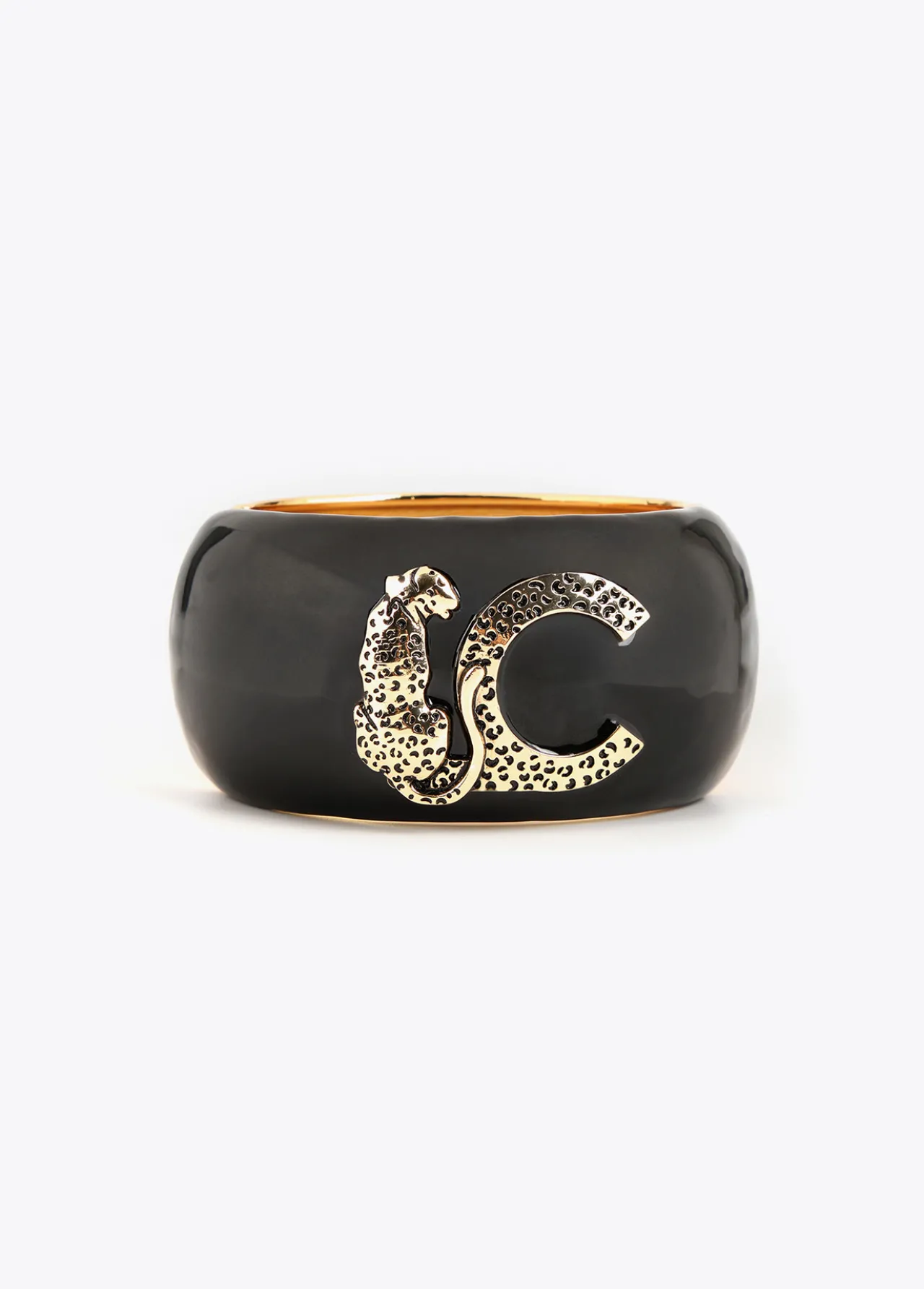 pulsera_ancha_0.webp Lola Casademunt Pulseras<Pulsera ancha METAL-NEGRO