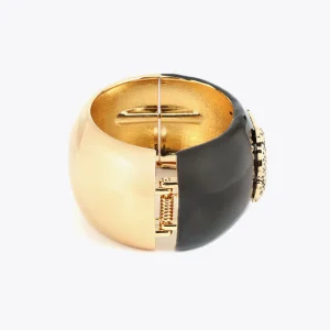 Lola Casademunt Pulseras<Pulsera ancha METAL-NEGRO