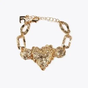 Lola Casademunt Pulseras<Pulsera corazón DORADO
