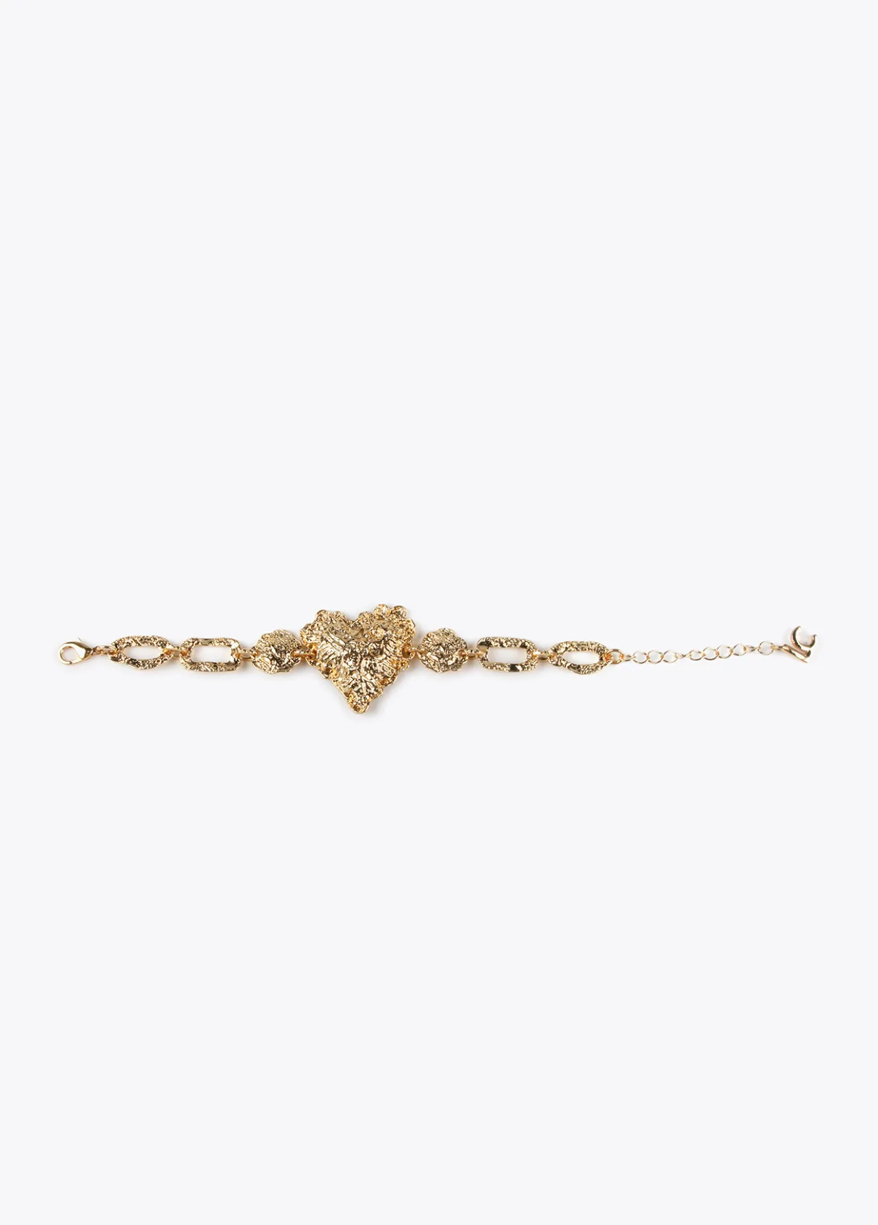 pulsera_corazn_4.webp Lola Casademunt Pulseras<Pulsera corazón DORADO