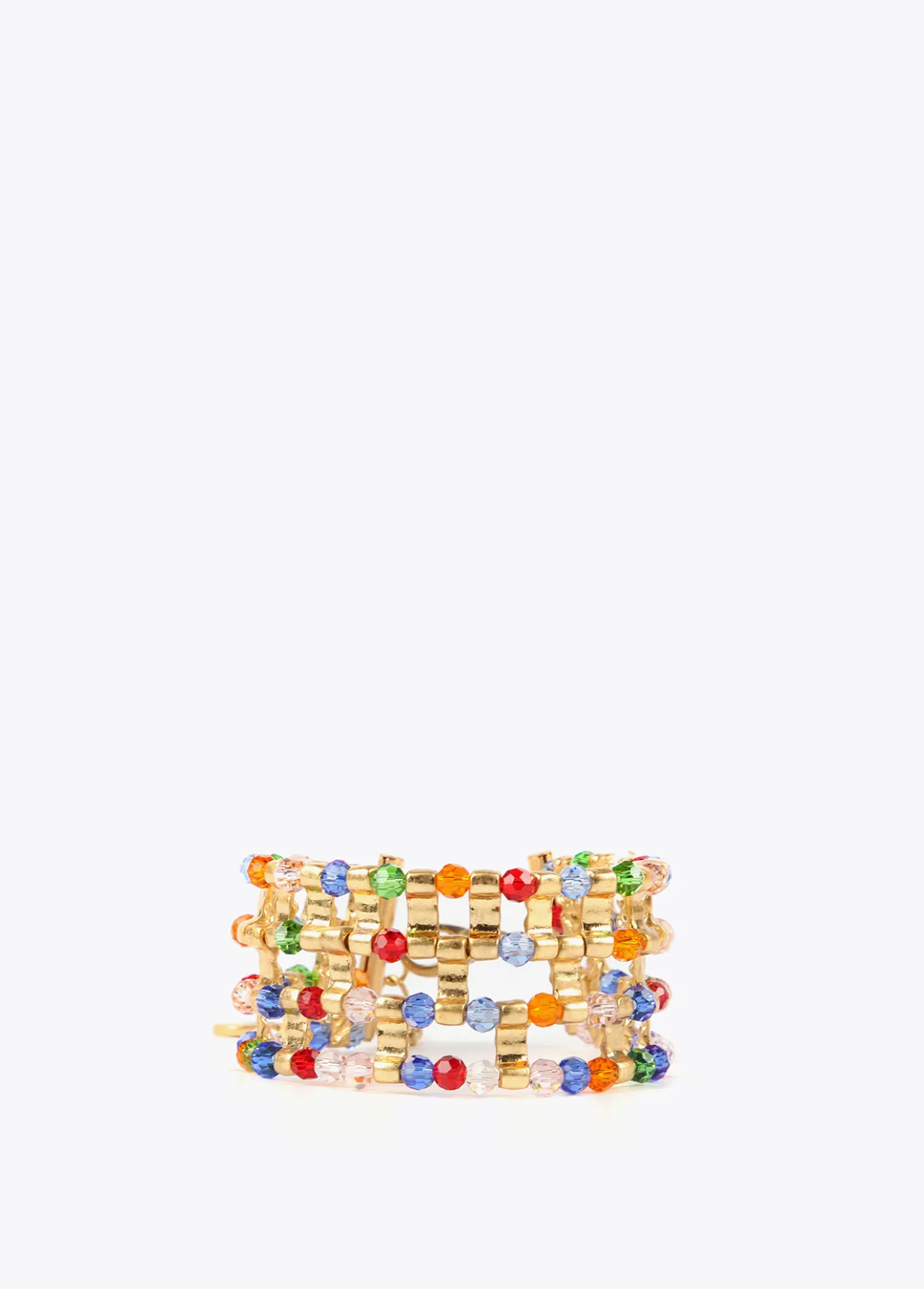 pulsera_cristales_multicolor_0.webp Lola Casademunt Bisuteria<Pulsera cristales multicolor METAL-AZUL