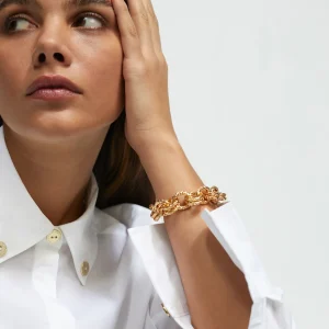 Lola Casademunt Pulseras<Pulsera de cadena dorada DORADO