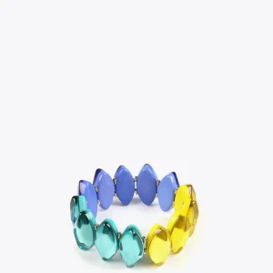 Lola Casademunt Bisuteria<Pulsera elástica colores AZULELECTRICO