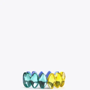 Lola Casademunt Bisuteria<Pulsera elástica colores AZULELECTRICO