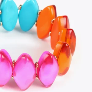 Lola Casademunt Bisuteria<Pulsera elástica colores AZULELECTRICO