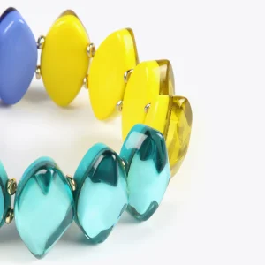Lola Casademunt Bisuteria<Pulsera elástica colores AZULELECTRICO