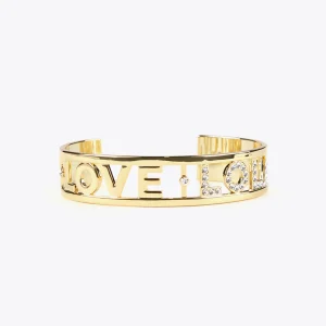 Lola Casademunt Pulseras<Pulsera rígida Lola love DORADO