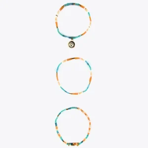 Lola Casademunt Bisuteria<Pulseras elÃ¡sticas VERDE-AZUL