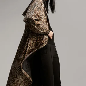 Lola Casademunt Animal Print | Chaquetas Y Gabardinas<Raincoat animal print MARRON-NEGRO