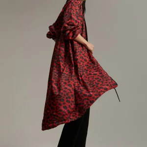 Lola Casademunt Animal Print | Chaquetas Y Gabardinas<Raincoat animal print MARRON-NEGRO