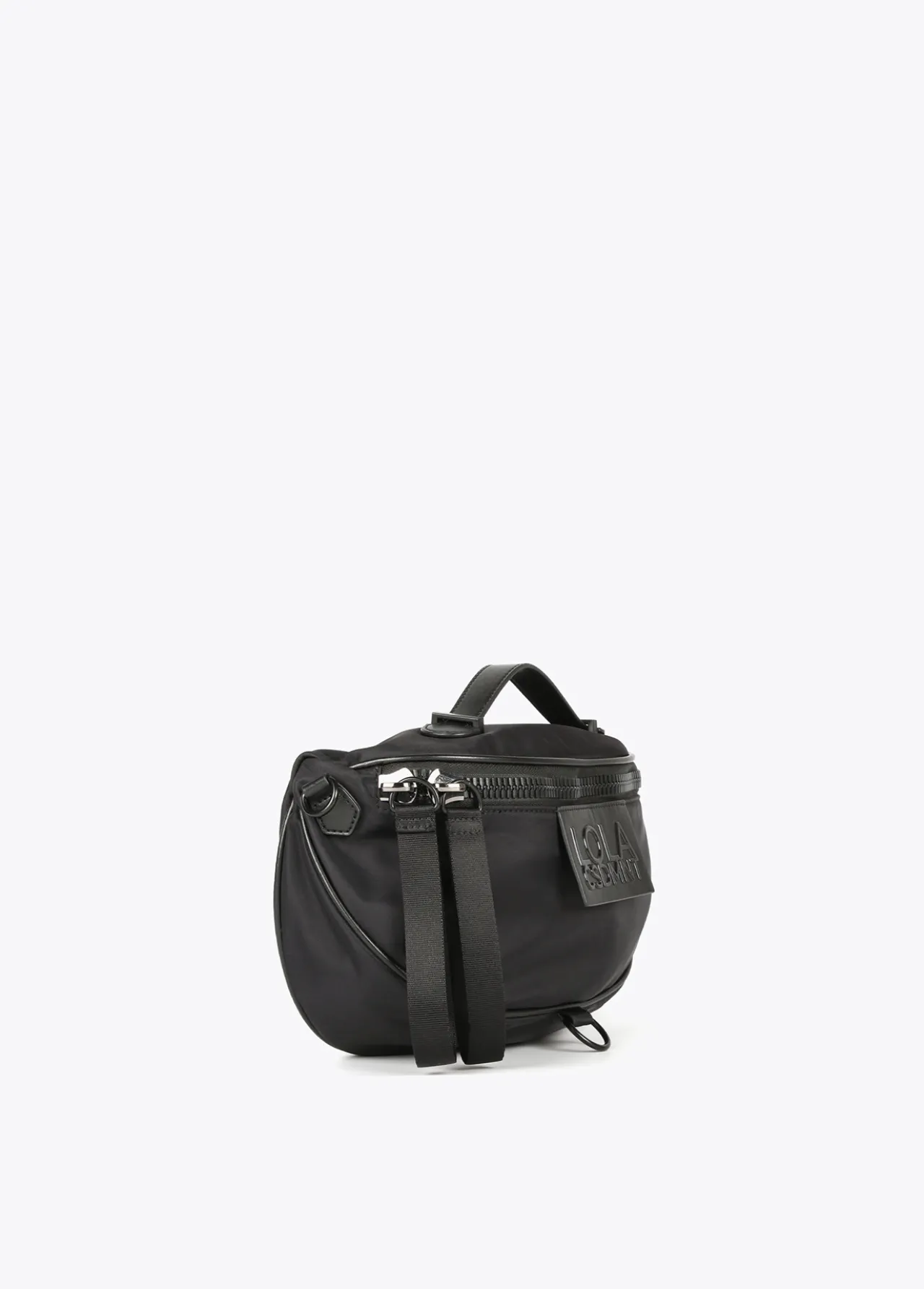 rionera_combinada_1.webp Lola Casademunt Mochilas Y Riñoneras<Riñonera combinada NEGRO