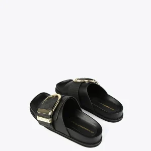Lola Casademunt Calzado<Sandalia plana NEGRO