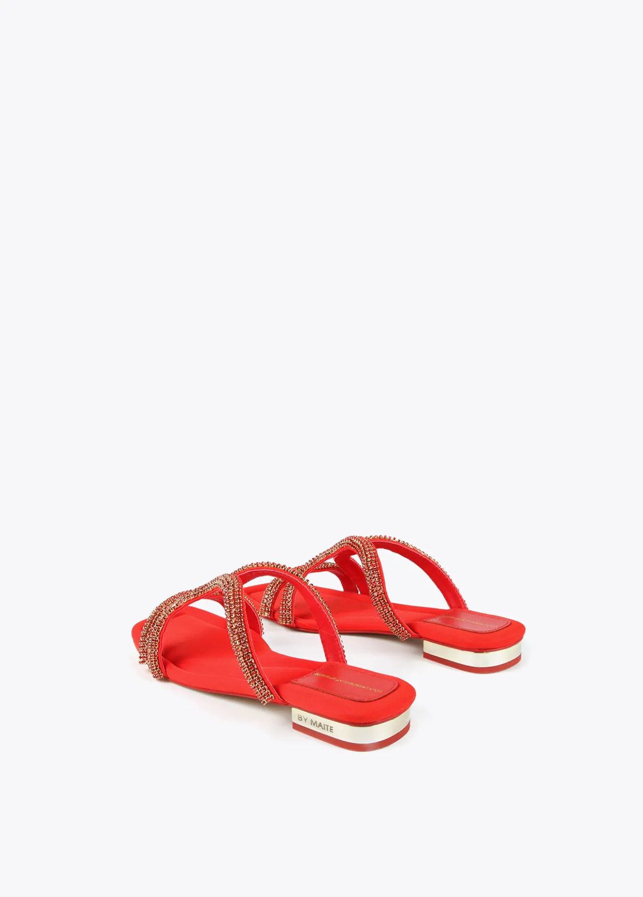 sandalia_plana_con_pedreria_4.webp Lola Casademunt Calzado<Sandalia plana con pedreria ROJO