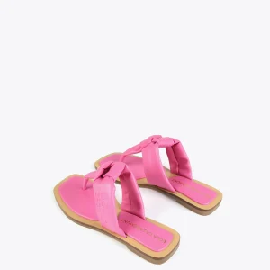 Lola Casademunt Calzado | Baño<Sandalia plana de dedo NEGRO