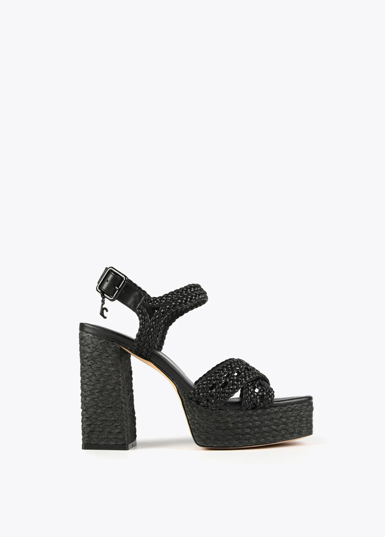 sandalia_plataforma_y_efecto_crochet_0.webp Lola Casademunt Calzado<Sandalia plataforma y efecto crochet NEGRO