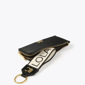Lola Casademunt Otros Complementos | Carteras Y Monederos<Set Monedero tarjetero y llavero NEGRO