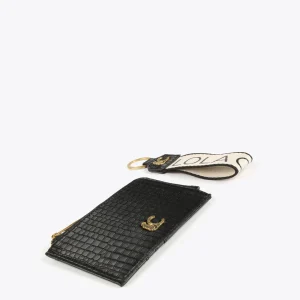 Lola Casademunt Otros Complementos | Carteras Y Monederos<Set Monedero tarjetero y llavero NEGRO