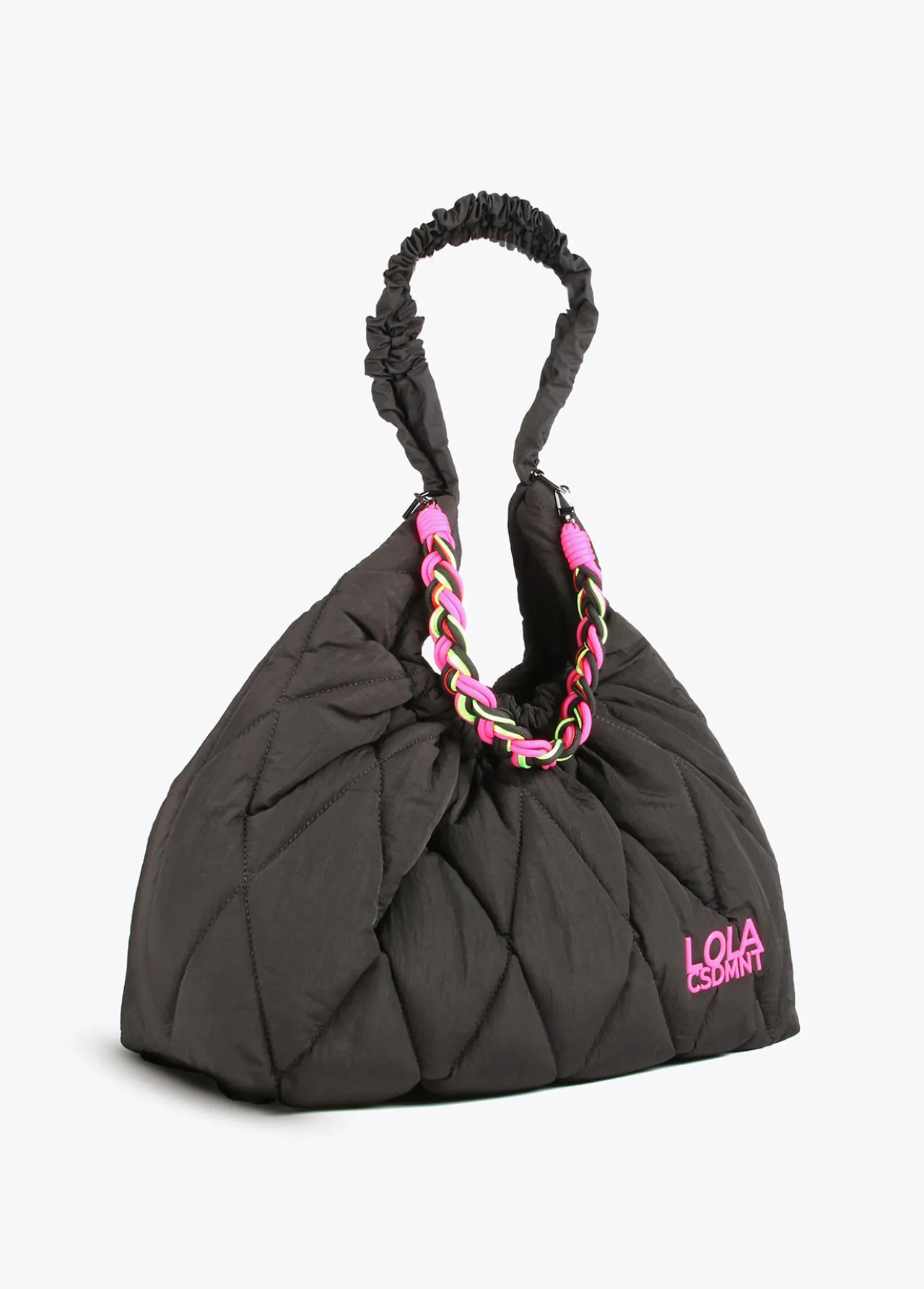 shopper_acolchado_2-2.webp Lola Casademunt Bolsos Shopper | Bolsos De Hombro<Shopper acolchado NEGRO