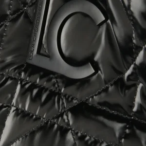 Lola Casademunt Bolsos Shopper | Bolsos De Hombro<Shopper acolchado efecto brillante NEGRO