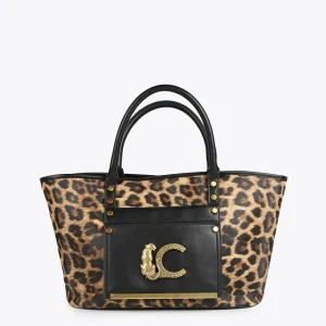 Lola Casademunt Animal Print | Bolsos Shopper<Shopper animal print MARRON-NEGRO