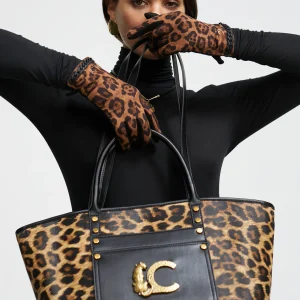 Lola Casademunt Animal Print | Bolsos Shopper<Shopper animal print MARRON-NEGRO