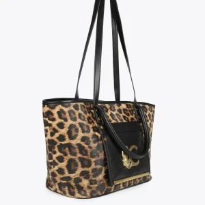 Lola Casademunt Animal Print | Bolsos Shopper<Shopper animal print MARRON-NEGRO