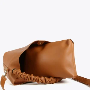Lola Casademunt Bolsos Shopper | Bolsos De Hombro<Shopper asa fruncida MARRON