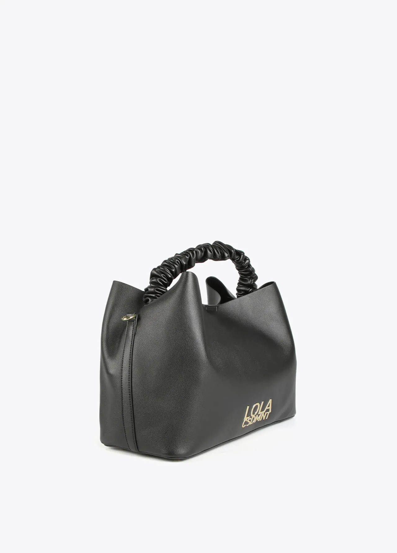shopper_asa_fruncida_3-1.webp Lola Casademunt Bolsos Shopper | Bolsos De Hombro<Shopper asa fruncida MARRON