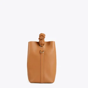 Lola Casademunt Bolsos Shopper | Bolsos De Hombro<Shopper asa fruncida MARRON
