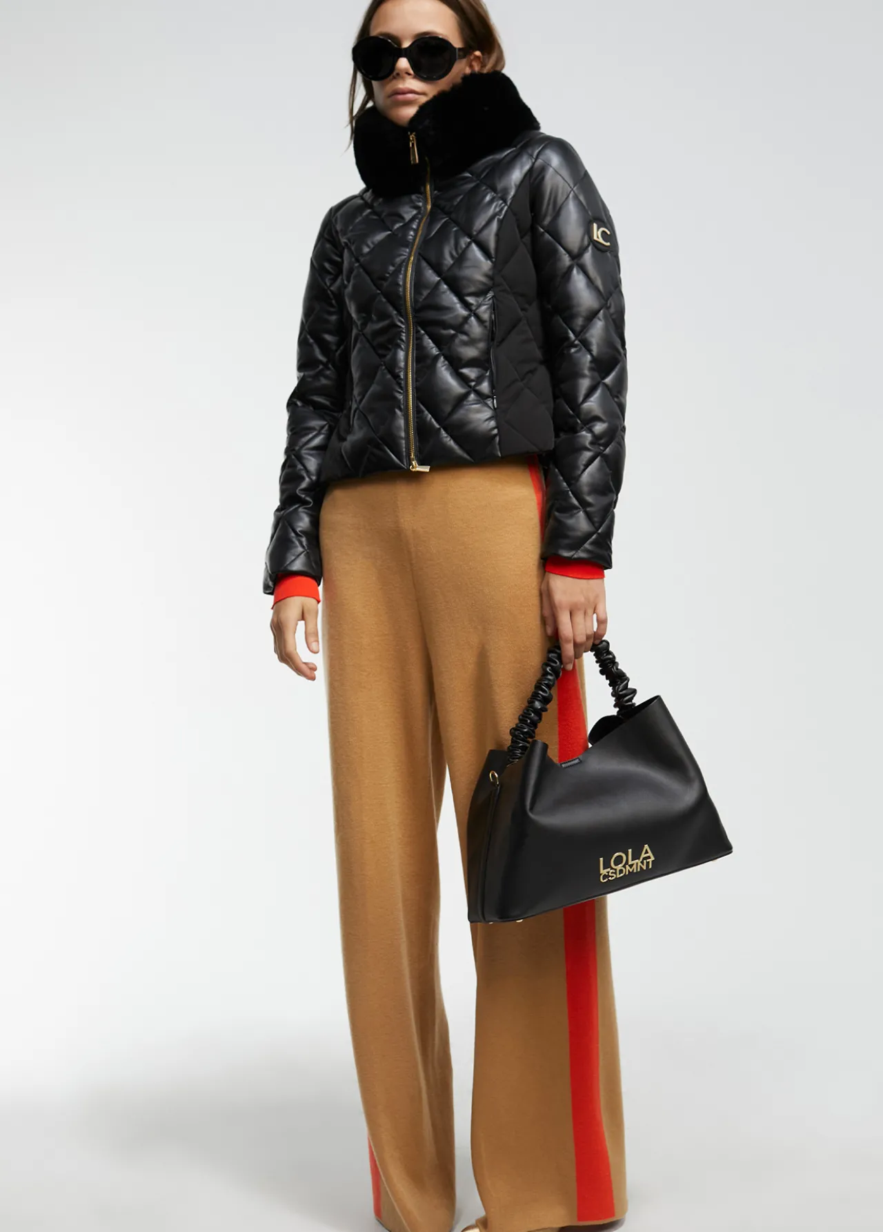 shopper_asa_fruncida_5-1.webp Lola Casademunt Bolsos Shopper | Bolsos De Hombro<Shopper asa fruncida MARRON