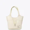 Lola Casademunt Bolsos<Shopper detalles contraste CRUDO