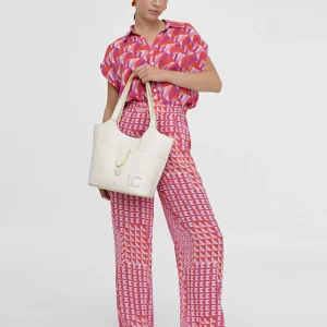 Lola Casademunt Bolsos<Shopper detalles contraste CRUDO