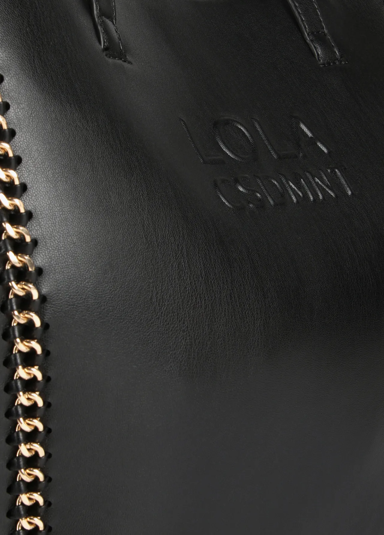shopper_detalle_cadenas_5.webp Lola Casademunt Bolsos De Hombro | Bolsos Grandes<Shopper detalle cadenas NEGRO
