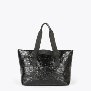 Lola Casademunt Bolsos Shopper | Bolsos De Hombro<Shopper efecto charol MARRON