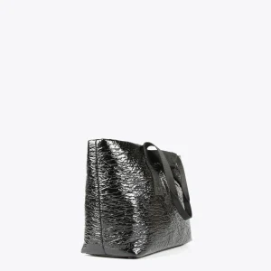 Lola Casademunt Bolsos Shopper | Bolsos De Hombro<Shopper efecto charol MARRON