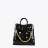 Lola Casademunt Bolsos Shopper | Bolsos De Hombro<Shopper efecto piel brillante NEGRO