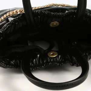 Lola Casademunt Bolsos Shopper | Bolsos De Hombro<Shopper efecto piel brillante NEGRO