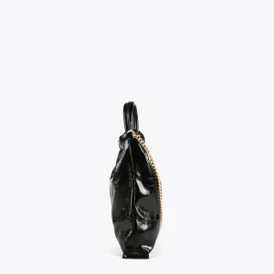 Lola Casademunt Bolsos Shopper | Bolsos De Hombro<Shopper efecto piel brillante NEGRO
