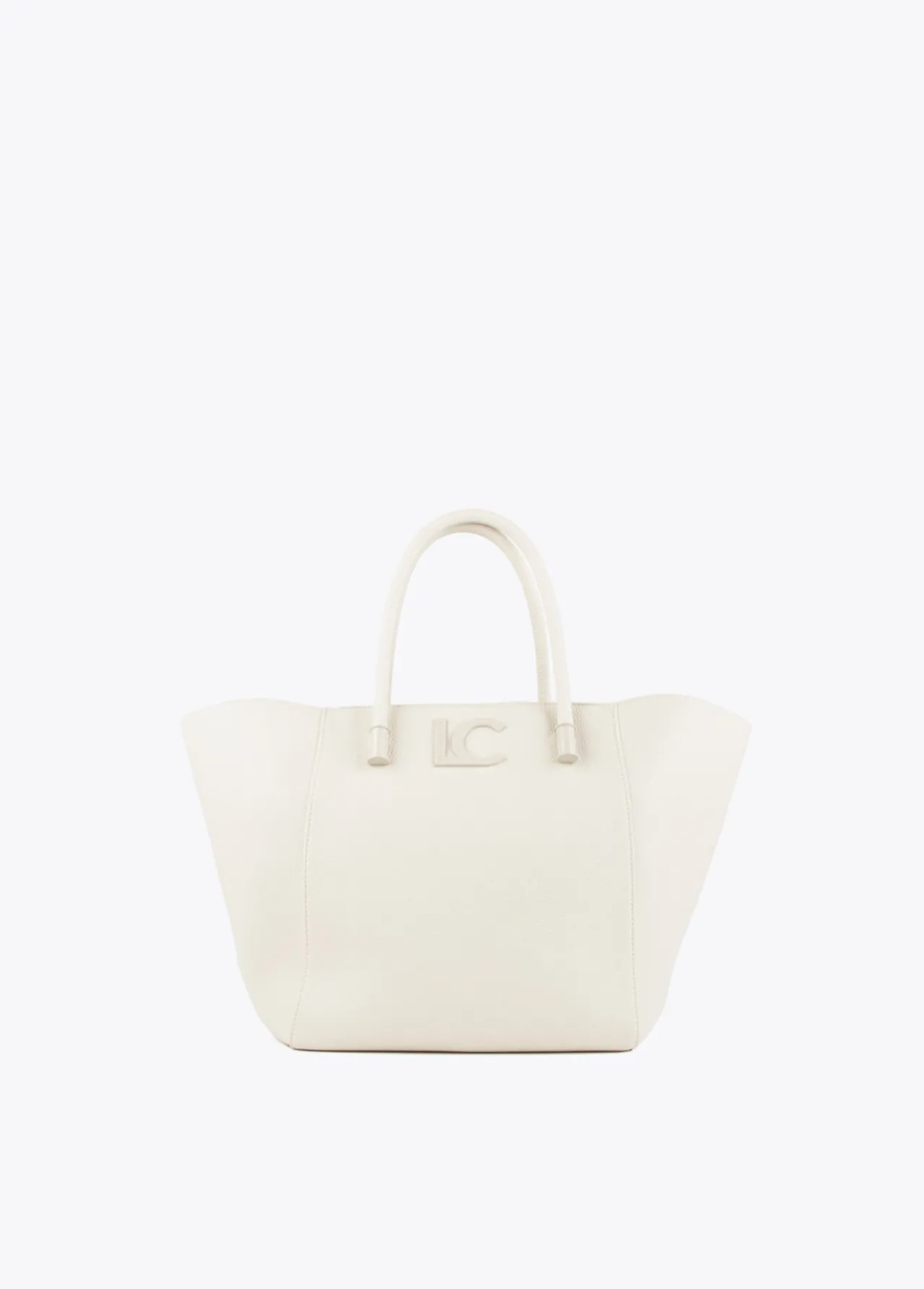 shopper_efecto_piel_granulado_1.webp Lola Casademunt Bolsos Shopper | Bolsos De Hombro<Shopper efecto piel granulado CRUDO