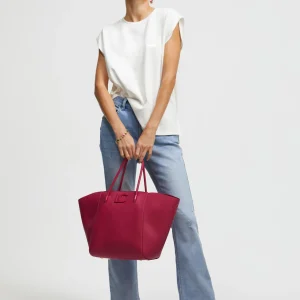Lola Casademunt Bolsos Shopper | Bolsos De Hombro<Shopper efecto piel granulado CRUDO